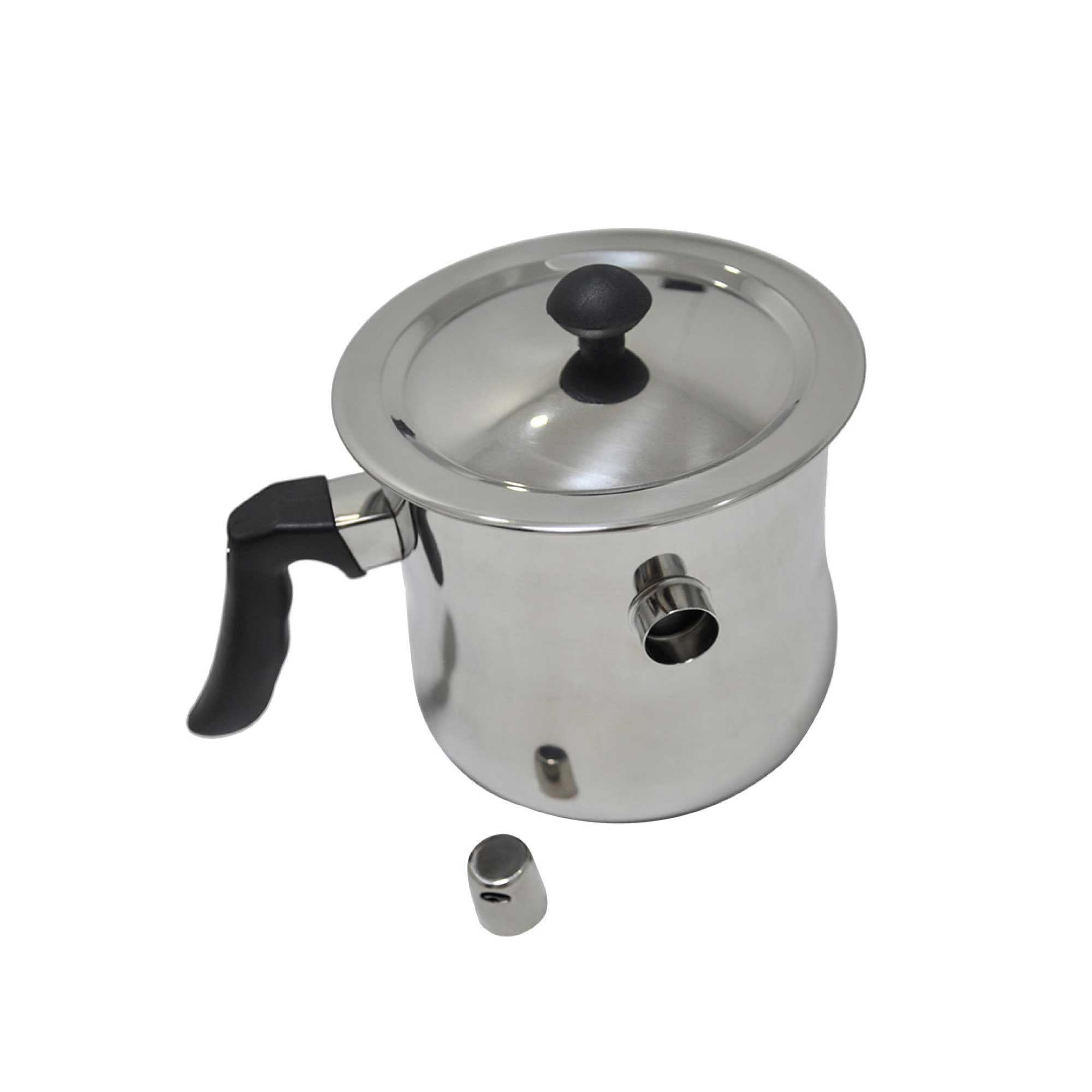 NNEDSZ Bee Wax Melter Pot 1.4L Stainless Steel Double Boiler - Candle Making Beekeeping